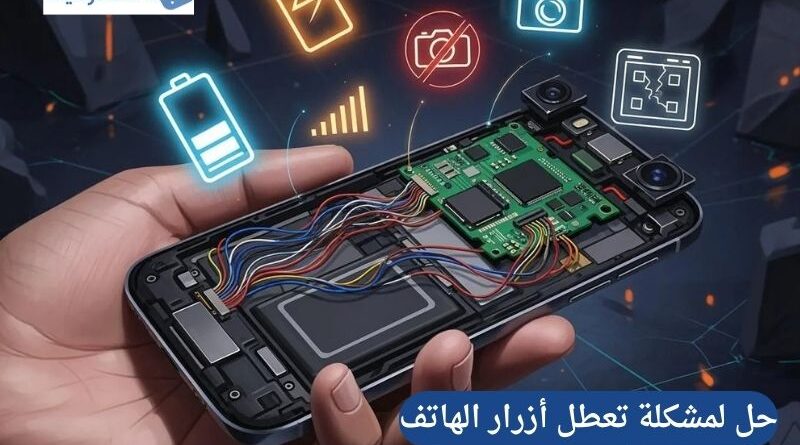 حل مشكلة تعطل أزرار الهاتف الفعلية والتحكم الكامل عبر الشاشة